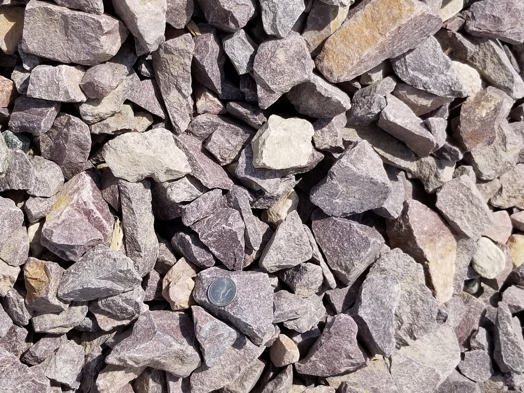 Bin 35:  1 1/2" Crushed Purple Passion - LIMITED FINAL INVENTORY